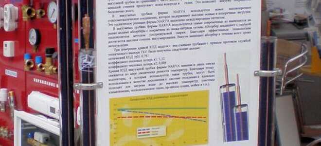 Фотообзор: солнечные коллекторы на выставки Аква-терм 2012